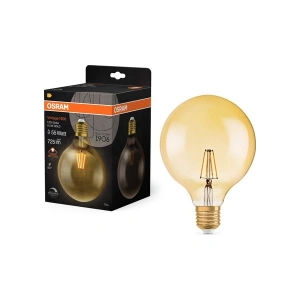 Osram Vintage 1906 Globe 6.5W 2400K 725LM E27 Duy Edison Dimlenebilir Sarı Işık Ampul