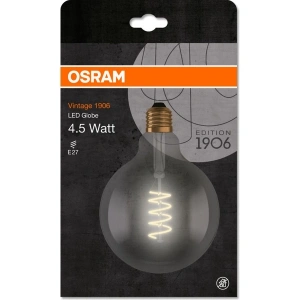 Osram Vintage 1906 Led Globe 4W Sarı Işık E-27 140lm Smoke Ampul