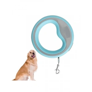 Otomatik Geri Çekilebilir Köpek Gezdirme Tasması - Mavi - 2.5 Metre