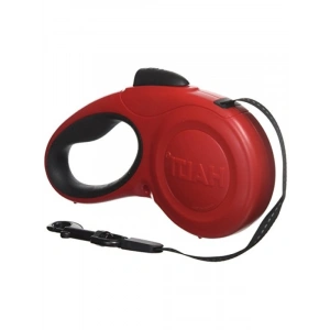 Otomatik Makaralı Tasma Kayışı, M Boy Kırmızı, 3 m