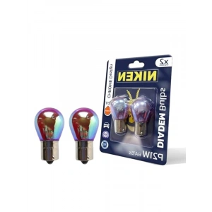 P21W 93 Turuncu Amber Chrome Diadem, 12V 2 Adet Set