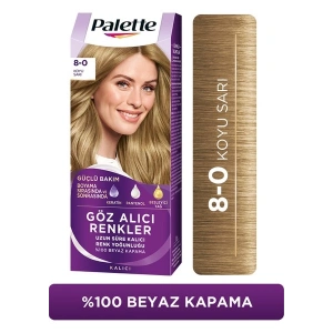 Palette 8-0 Koyu Sarı Saç Boyası