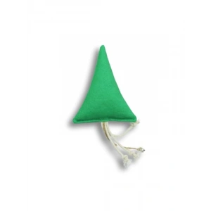 Pamuklu ve Doğa Dostu Kedi Oyuncağı, Çam Ağacı Şeklinde