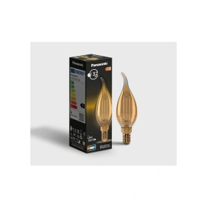 Panasonic Filament Ampul E14 Flame 4W 360LM 2000K Gold