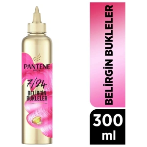 Pantene 7/24 Anında Bukle Şekillendirici Durulanmayan Krem 300 ml Belirgin Bukleler İçin