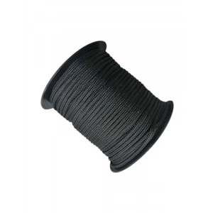 Paracord 2 Mm Paraşüt Ipi 10 Metre siyah Tek Ebat