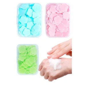 Parfümlü Mini Kağıt Sabun - 3 Kutu, 300 Yaprak