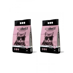 Parfümlü Topaklanan Kedi Kumu, Bebek Pudrası Aromalı, 20 Litre