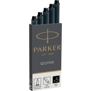 Parker Dolma Kalem Kartuşu Quink 5 Li Siyah