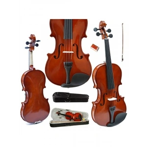 Parlak Keman Seti, 4/4 Yetişkin Kemanı ile Tam Set