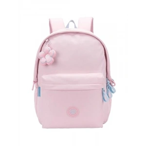 Parlak Sim Detaylı Pembe Sırt Çantası