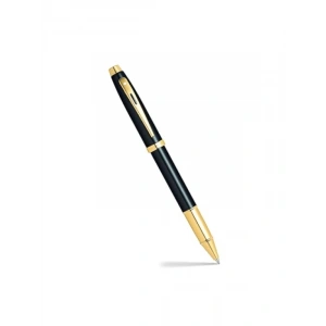 Parlak Siyah Altın Roller Kalem - Şık Tasarım
