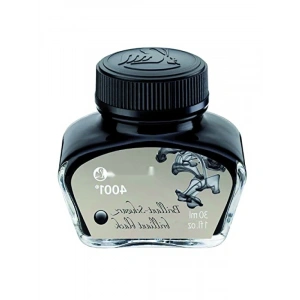 Parlak Siyah Mürekkep - 30 ml Cam Şişe