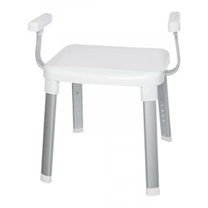 Paslanmaz Banyo Sandalyesi - Ayarlanabilir Yükseklik (42.5 cm)