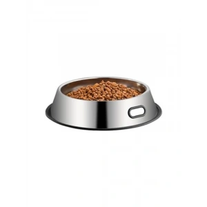 Paslanmaz Çelik 1000 ml Kedi ve Köpek Su Kabı - Kaymaz Taban