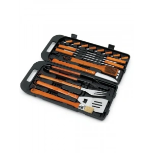 Paslanmaz Çelik BBQ Aksesuar Seti, 18 Parça