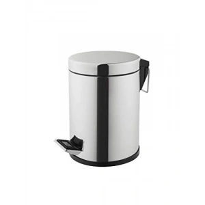 Paslanmaz Çelik Çöp Kovası - 3 Litre, Pedallı