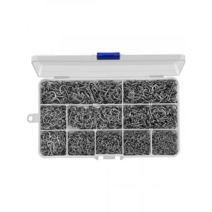 Paslanmaz Çelik Halkalı Olta İğne Seti - 2000 Adet, 3-12 Numara