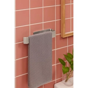 Paslanmaz Çelik Havluluk, Yapışkanlı ve Montajlı Sistem ile Banyo Düzeni