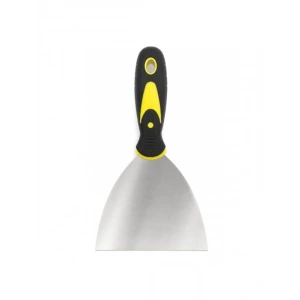 Paslanmaz Çelik İnşaat Spatulası, Plastik Saplı ve 125 mm Boyutunda