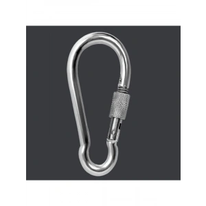 Paslanmaz Çelik Kilitli Karabina Kanca, 12 mm