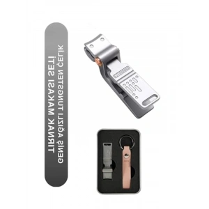 Paslanmaz Çelik Mini Tırnak Makası, Ekstra Geniş Çeneli ve Anahtarlık Hediyeli