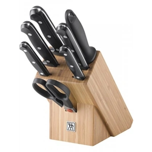 Paslanmaz Çelik ve Ahşap Bıçak Seti