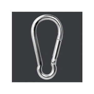 Paslanmaz Çelik Yaylı Kanca - 8 mm Karabina