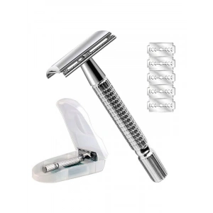 Paslanmaz Çelikten Üretilmiş Manuel Traş Aleti 5 Jiletli