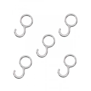 Paslanmaz Dolap Askı Boru Kancası - 5 Adet