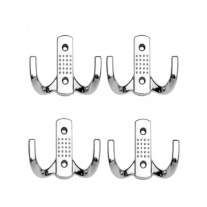 Paslanmaz Krom Metal Elbise Askısı, 4 Adet
