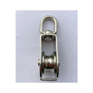 Paslanmaz Krom Tekli Makara, 50 mm ile Dayanıklı Kullanım
