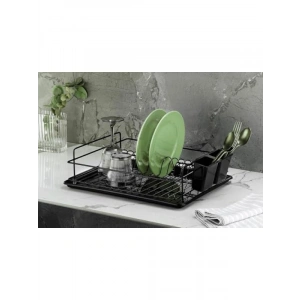 Paslanmaz Siyah Bulaşıklık - Tek Katlı