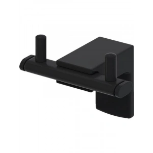 Paslanmaz Siyah İkili Bornoz Havluluk