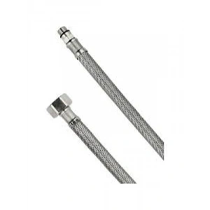 Paslanmaz Tel Örgülü Batarya Bağlantı Hortumu - 3/8 M12 (2 Adet)