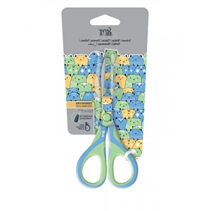 Pastel Model 2 Tekli Blisterli Güvenli Makas, Yuvarlak Uç