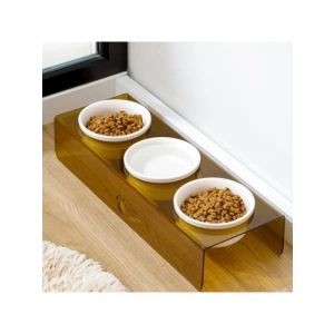 Pati Desenli Şeffaf Mama Kabı - Üçlü Set (44x15 cm)