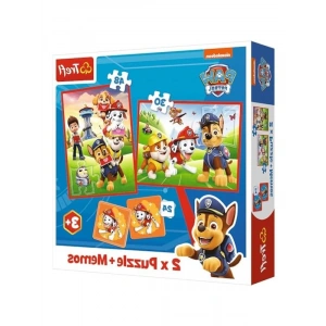 PAW Patrol Ekip Temalı 2si 1 Arada Puzzle ve Notlar Seti
