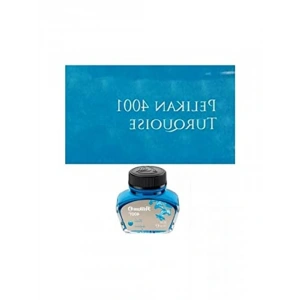 Turkuaz Renkli Yazı Mürekkebi, Kaliteli Kalemlerle Uyumlu 50 ml