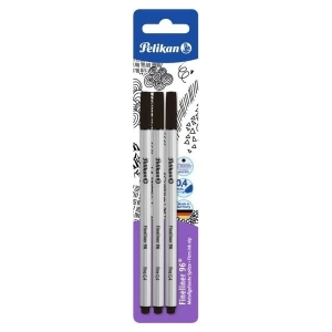 Pelikan Fineliner 3lü Blister Siyah