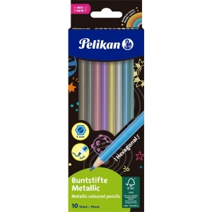 Pelikan Metalik Renkler 10LU Kuru Boya