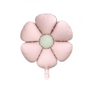 Pembe 60 Cm Boyutunda Retro Papatya Folyo Balon, Eğlenceli Parti Süslemesi