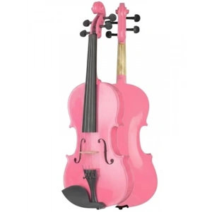 Pembe Renkli 1/2 Çocuk Kemanı, 8-10 Yaş Arası