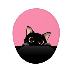 Pembe Renkli Bilek Destekli Mouse Pad