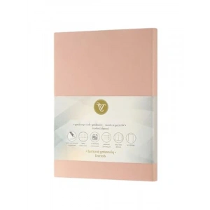 Pembe Renkli Kalın Yapraklı Tarihsiz Noktalı Defter (A5, 15x21 cm)