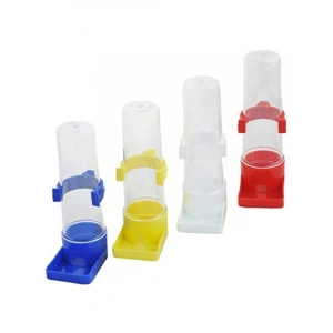 Pembe Renkli Muhabbet Kuşu Suluğu, 100 ml, 2 Adet Set