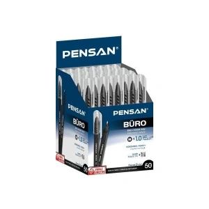 Pensan 2270 Büro 1 mm Siyah Tükenmez Kalem 50li Kutu