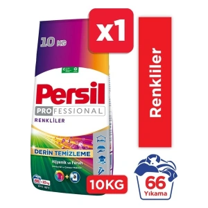 Persil 10kg Toz Çamaşır Deterjanı Renkliler (66 Yıkama)