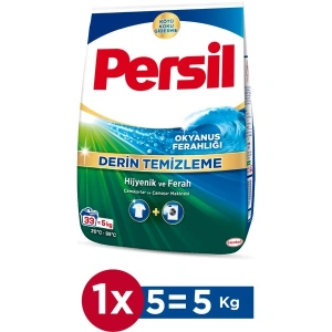 Persil 5 kg Toz Çamaşır Deterjanı Okyanus Ferahlığı (33 Yıkama)