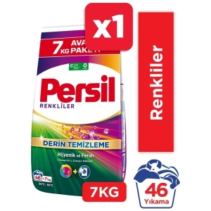 Persil 7kg Toz Çamaşır Deterjanı Renkliler (46 Yıkama)